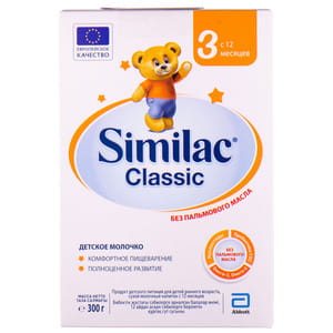 Смесь молочная детская SIMILAC (Симилак) Классик 3 с 12 месяцев 300 г
