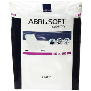 Пелюшки поглинаючі ABENA (Абена) Abri-Soft Superdry розмір 40см x 60см упаковка 60 шт