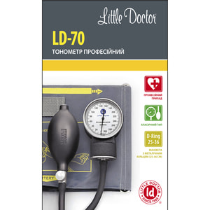 Вимірювач (тономерт) артеріального тиску  LITTLE DOCTOR (Літл Доктор) модель LD-70 без фонендоскопа