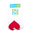 Носки детские DUNA (Дюна) 9003 короткие с сердечками демисезонные хлопковые цвет белый размер (стопа) 24-26 см 1 пара