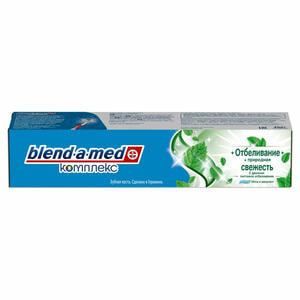 Зубная паста BLEND-A-MED (Блендамед) Комплекс Отбеливание + природная свежесть 100 мл