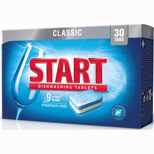 Таблетки для посудомоечных машин START (Старт) Classic без фосфатов 30 шт