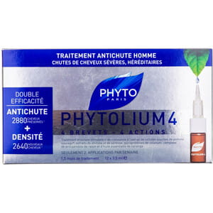 Концентрат для волос PHYTO (Фито) Фитолиум 4 против выпадения волос во флаконах по 3,5 мл 12 шт