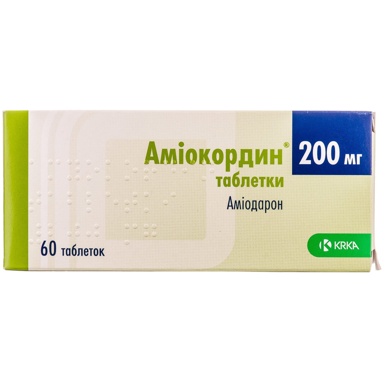 Амиокордин таблетки по 200 мг 6 блистеров по 10 шт (3838989536619) КРКА  (Словения) - инструкция, купить по низкой цене в Украине | Аналоги, отзывы  - МИС Аптека 9-1-1