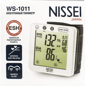 Вимірювач (тонометр) артеріального тиску NISSEI (Ніссей) модель WS-1011 автоматичний на зап'ястя