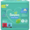 Серветки вологі дитячі PAMPERS (Памперс) Baby Fresh Clean Quatro (Бебі фреш клін) упаковка 208 шт