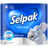 Папір туалетний SELPAK (Селпак) білий 4 шт