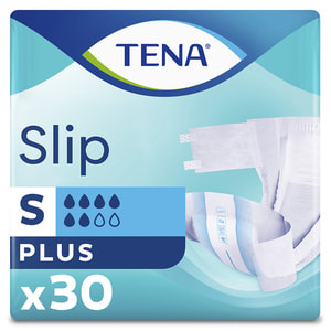 Подгузники для взрослых TENA (Тена) Slip Plus Small (Слип Плюс Смолл) размер 1 30 шт NEW