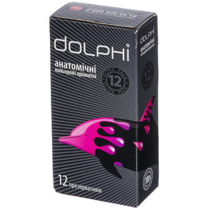 Презервативы DOLPHI (Долфи) ароматические цветные 12 шт