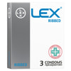 Презервативи LEX (Лекс) Ribbed ребристі 3 шт