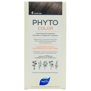 Крем-краска для волос PHYTO (Фито) Фитоколор тон 4 Шатен NEW