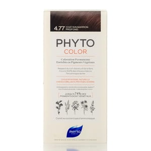 Крем-фарба для волосся PHYTO (Фіто) Фітоколор тон 4.77 Шатен темний каштановий