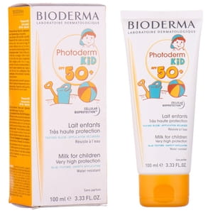 Молочко для тела и лица детское BIODERMA (Биодерма) Фотодерм Кид солнцезащитное SPF50+ для чувствительной кожи 100 мл