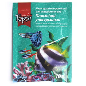 Корм для аквариумных рыб TOPSI (Топси) Хлопья универсальные 10 г