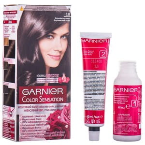 Крем-краска для волос GARNIER (Гарньер) Color Sensation (Колор сенсейшн) оттенок 3.0 Королевский кофе