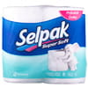 Бумага туалетная SELPAK (Селпак) Super Soft трехслойная белая 8 рулонов