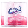 Папір туалетний SELPAK (Селпак) Perfumed тришаровий з ароматом Пудра 8 рулонів