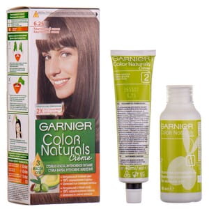 Крем-краска для волос GARNIER (Гарньер) Color Naturals интенсивное питание стойкая тон 6.25 Каштановый шатен