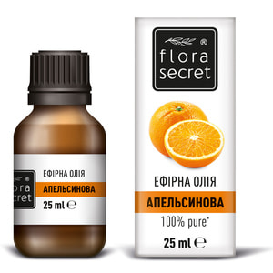 Олія FLORA SECRET (Флора Сікрет) Апельсинова ефірна 25 мл