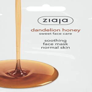 Маска для лица ZIAJA (Зая) для нормальной кожи с медом одуванчика успокаивающая 7 мл
