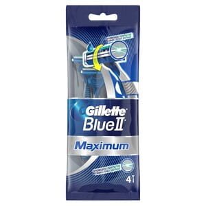 Бритва для бритья GILLETTE Blue 2 (Жиллет Блу 2) Maximum (Максимум) одноразовая 4 шт