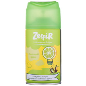 Баллон сменный для свежителя водуха ZEFFIR (Зефир) Лимонный фреш 250 мл